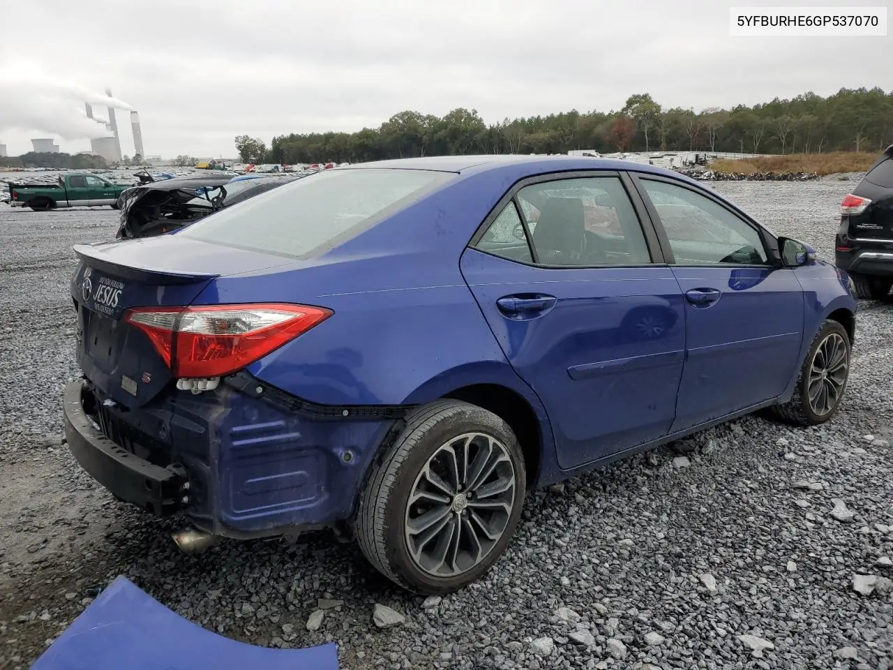 5YFBURHE6GP537070 2016 Toyota Corolla L