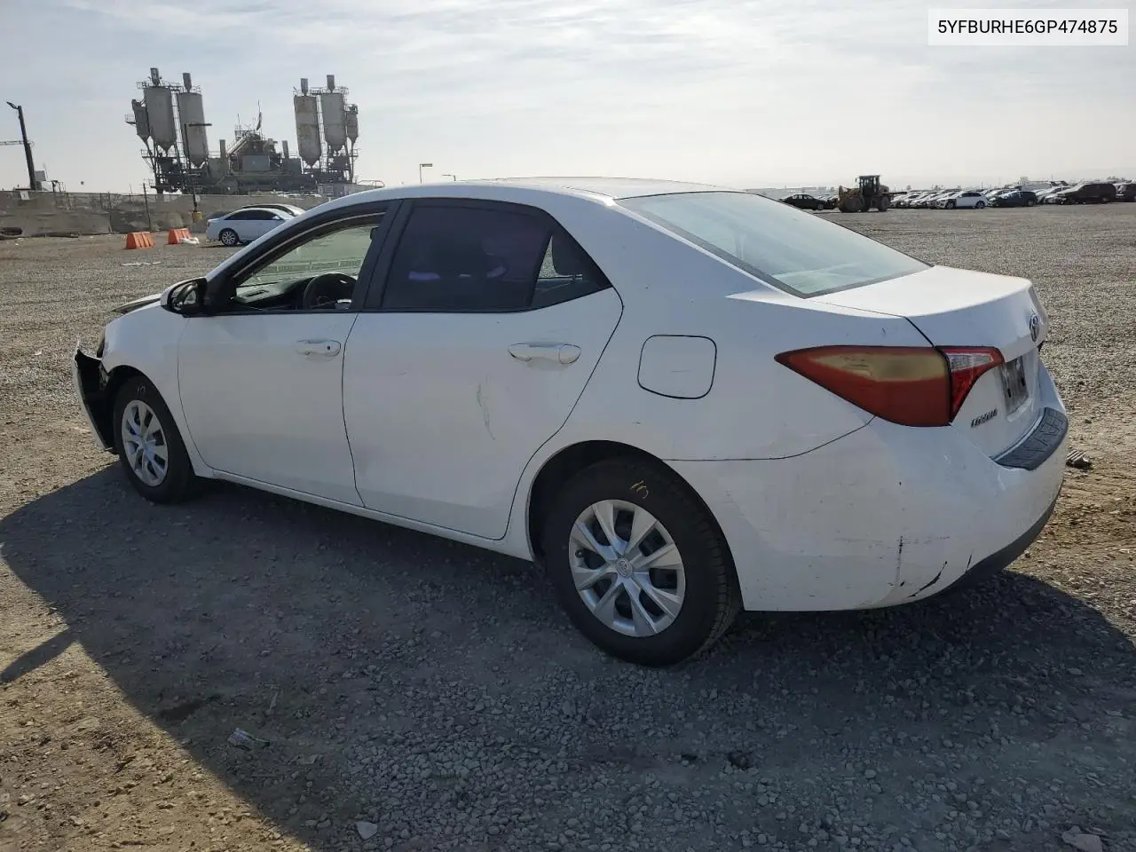 5YFBURHE6GP474875 2016 Toyota Corolla L