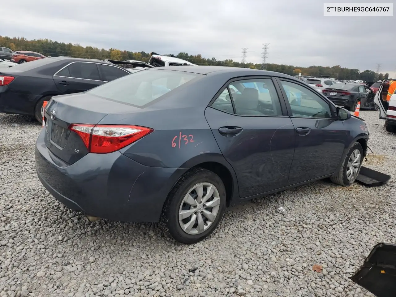 2T1BURHE9GC646767 2016 Toyota Corolla L