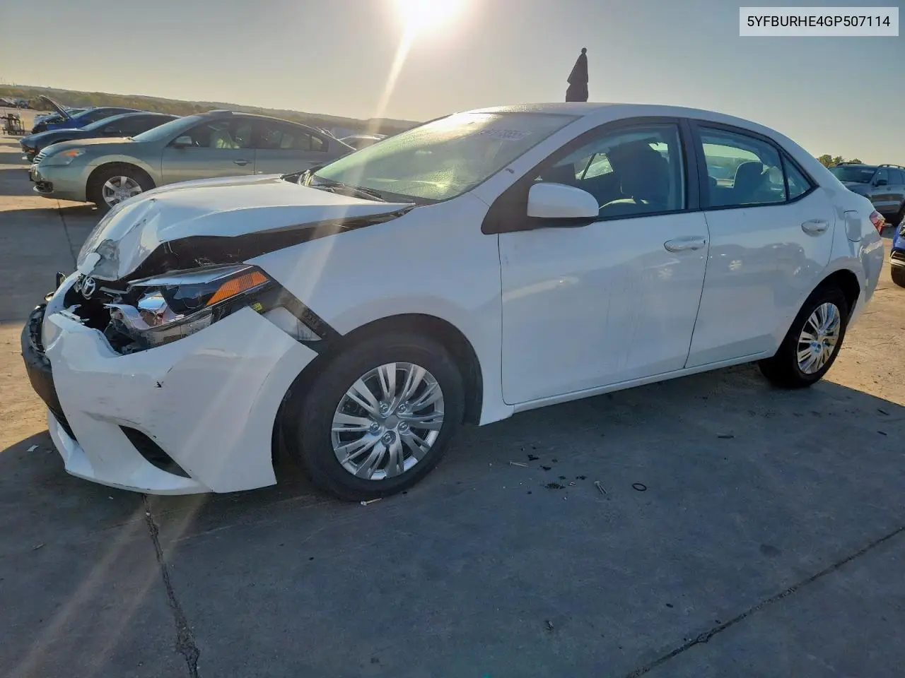 5YFBURHE4GP507114 2016 Toyota Corolla L