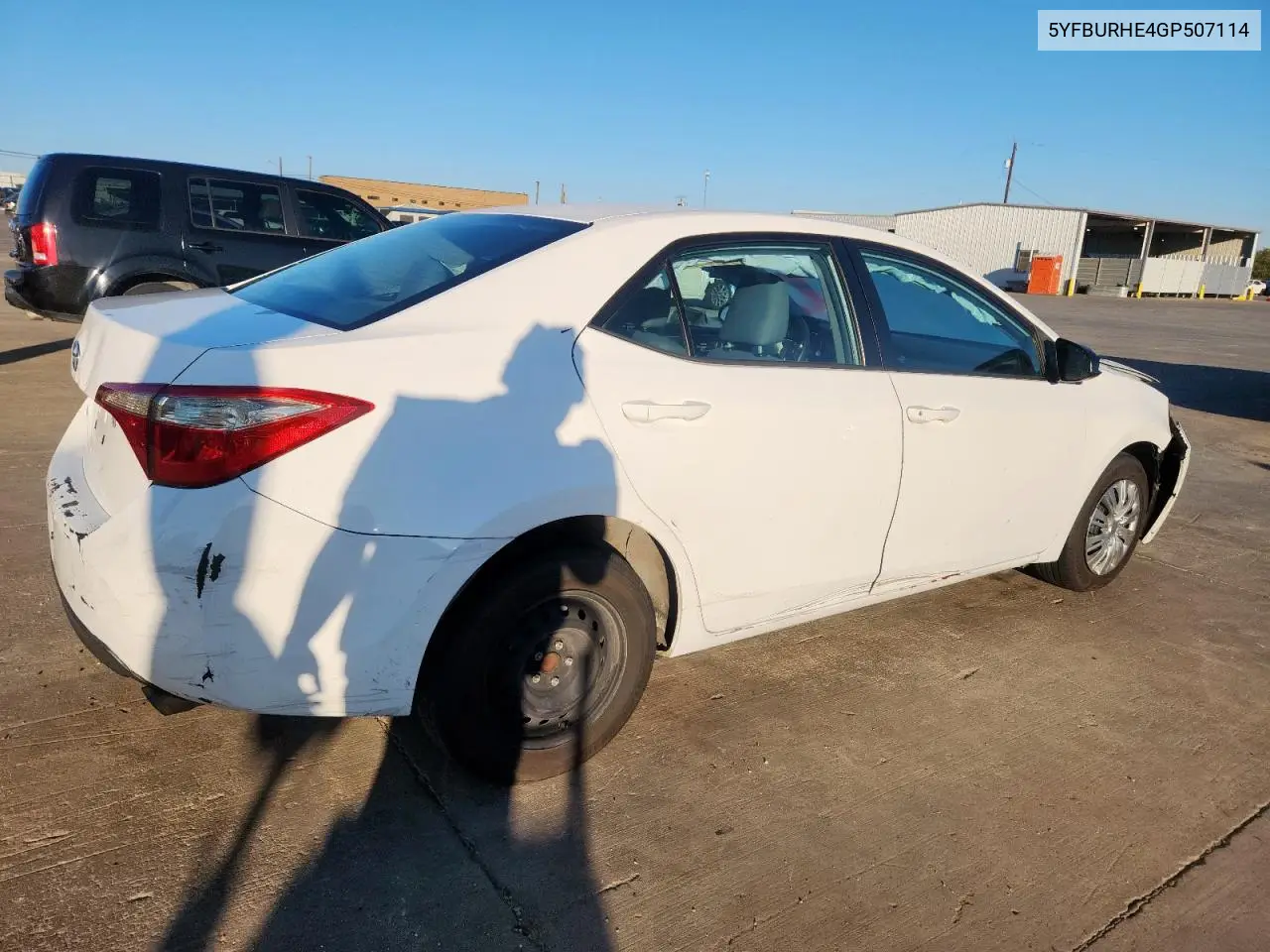 5YFBURHE4GP507114 2016 Toyota Corolla L