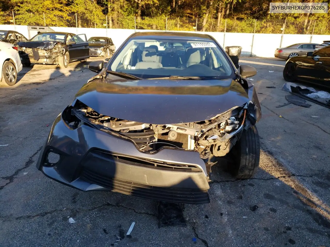 5YFBURHEXGP376285 2016 Toyota Corolla L