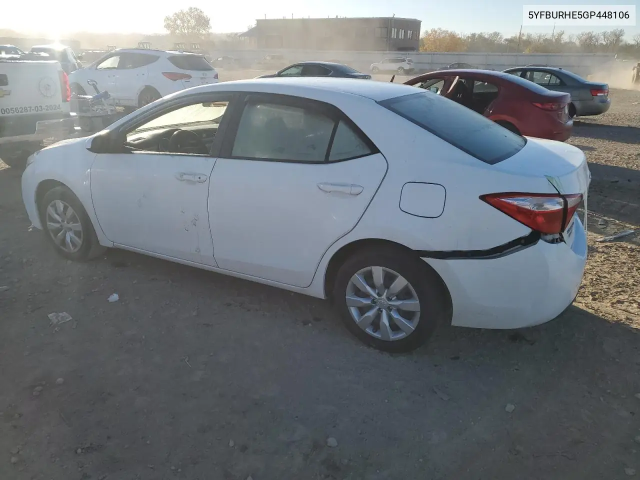 5YFBURHE5GP448106 2016 Toyota Corolla L
