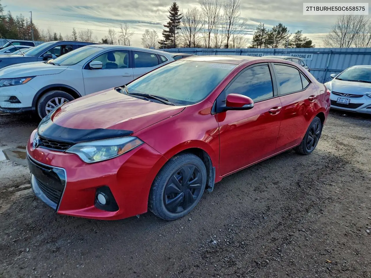 2T1BURHE5GC658575 2016 Toyota Corolla L