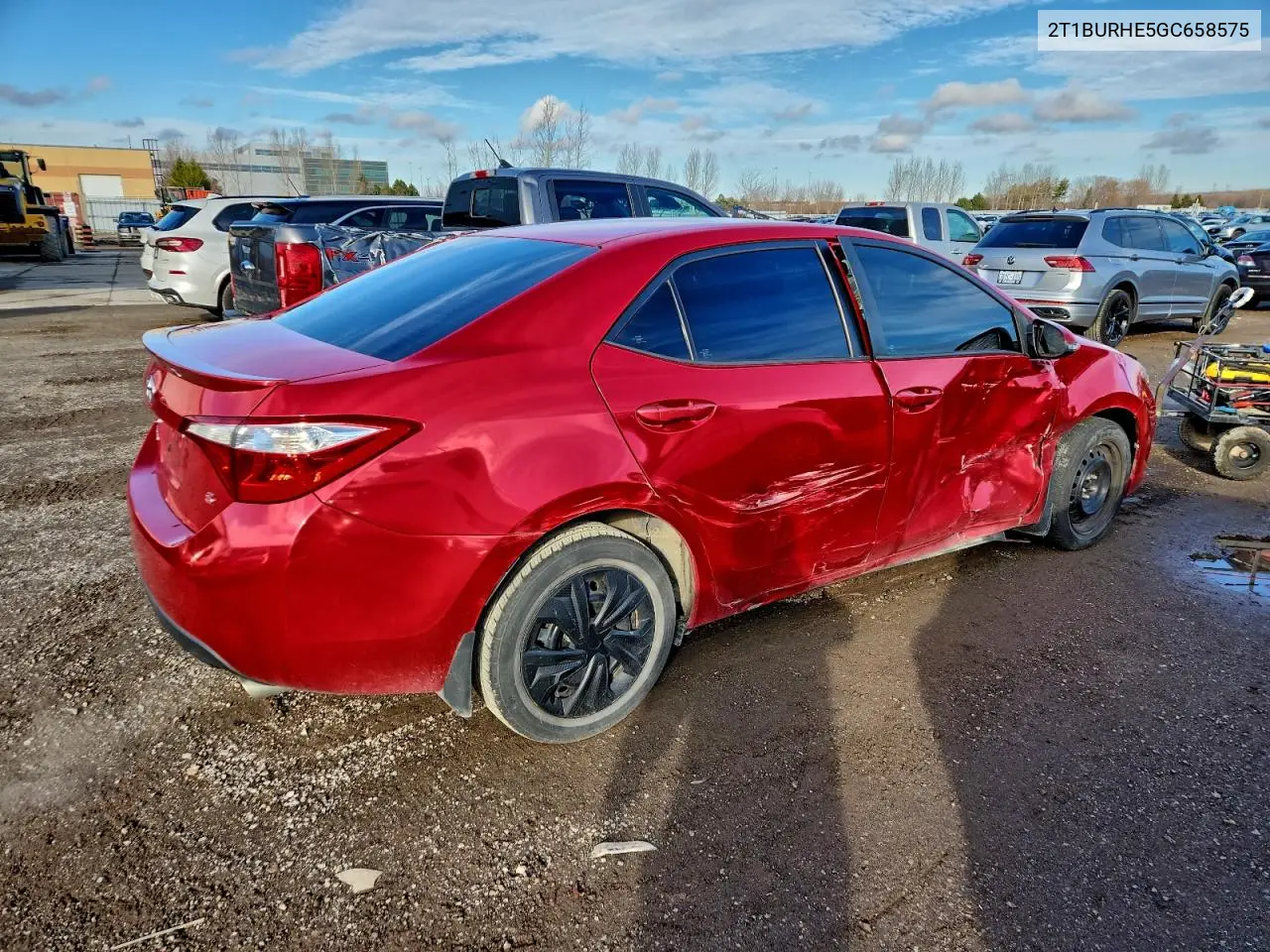 2T1BURHE5GC658575 2016 Toyota Corolla L