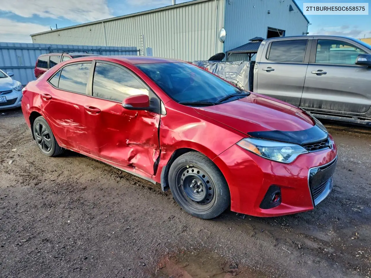 2T1BURHE5GC658575 2016 Toyota Corolla L