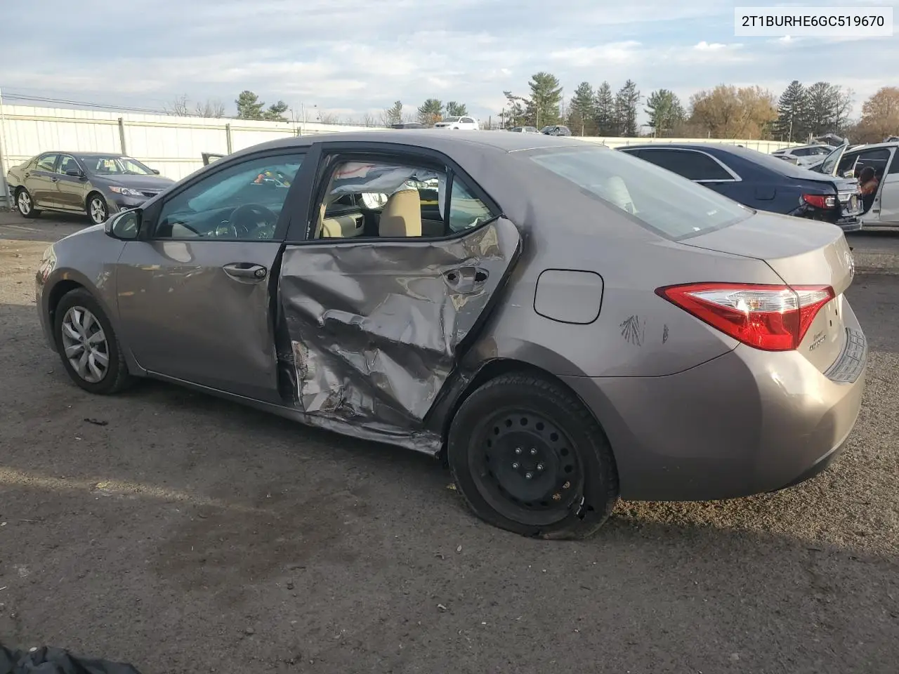 2T1BURHE6GC519670 2016 Toyota Corolla L