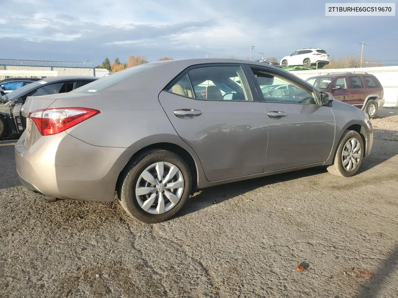 2T1BURHE6GC519670 2016 Toyota Corolla L