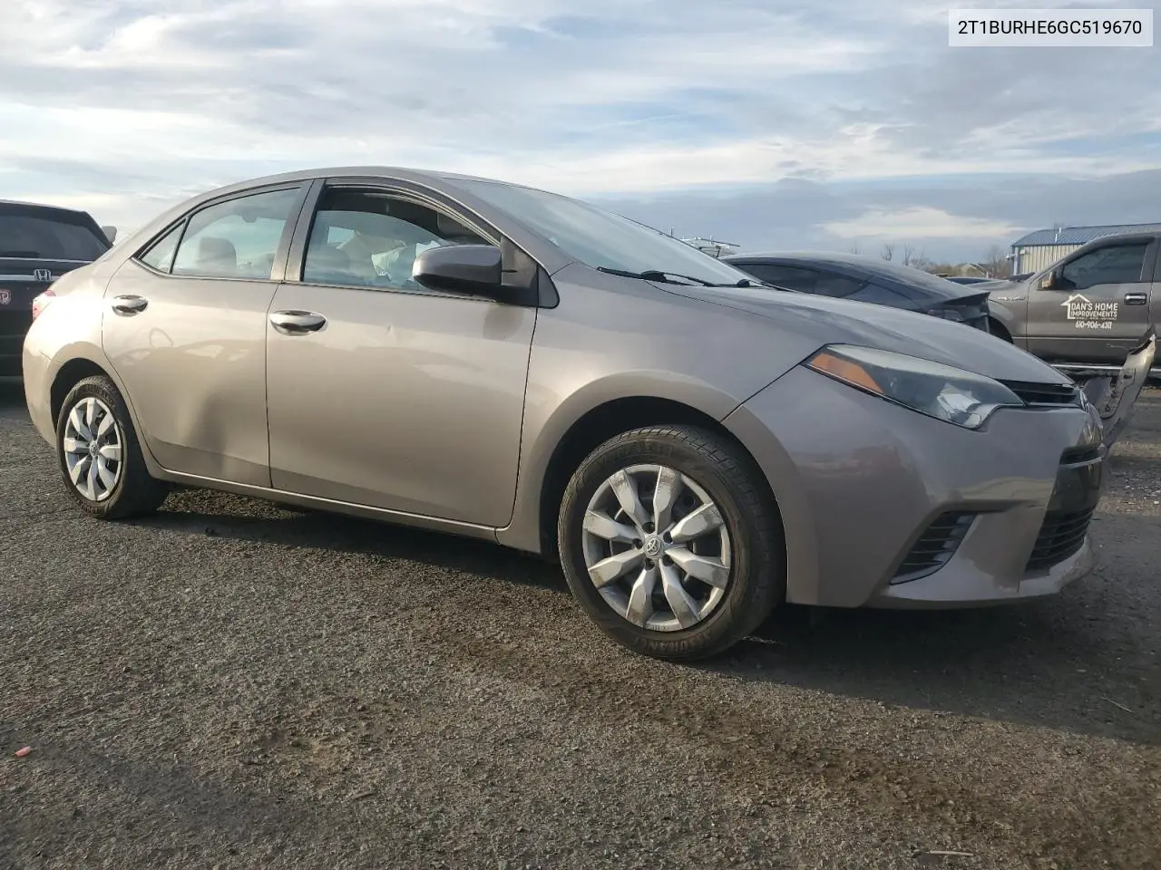 2T1BURHE6GC519670 2016 Toyota Corolla L