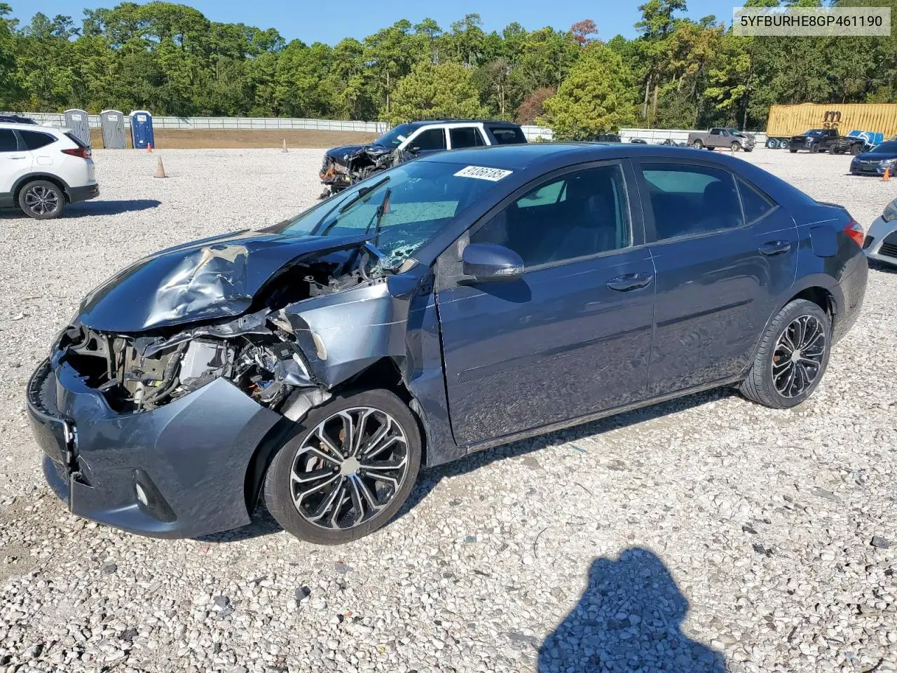 5YFBURHE8GP461190 2016 Toyota Corolla L
