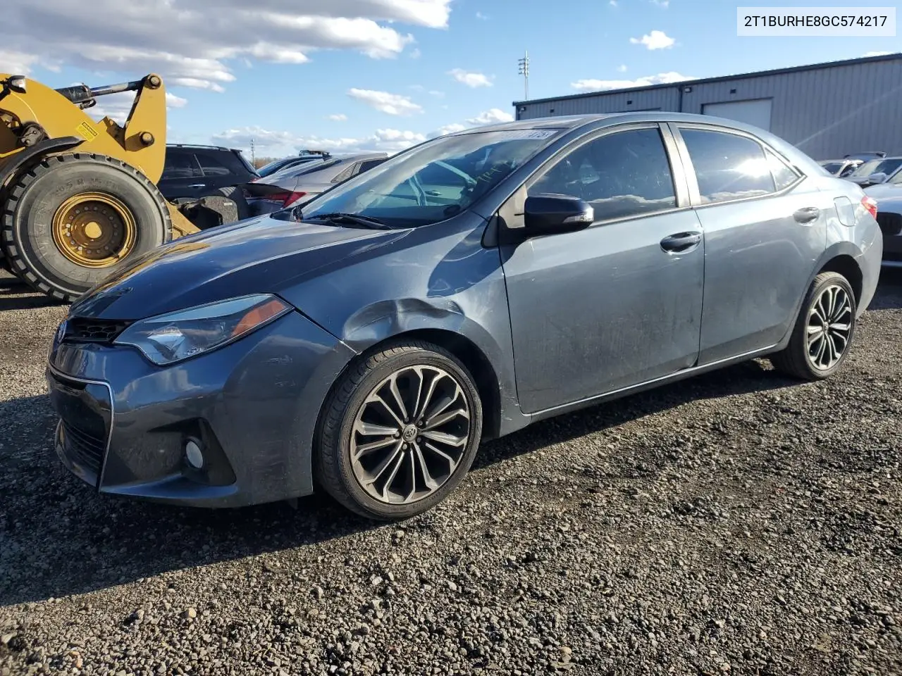 2T1BURHE8GC574217 2016 Toyota Corolla L