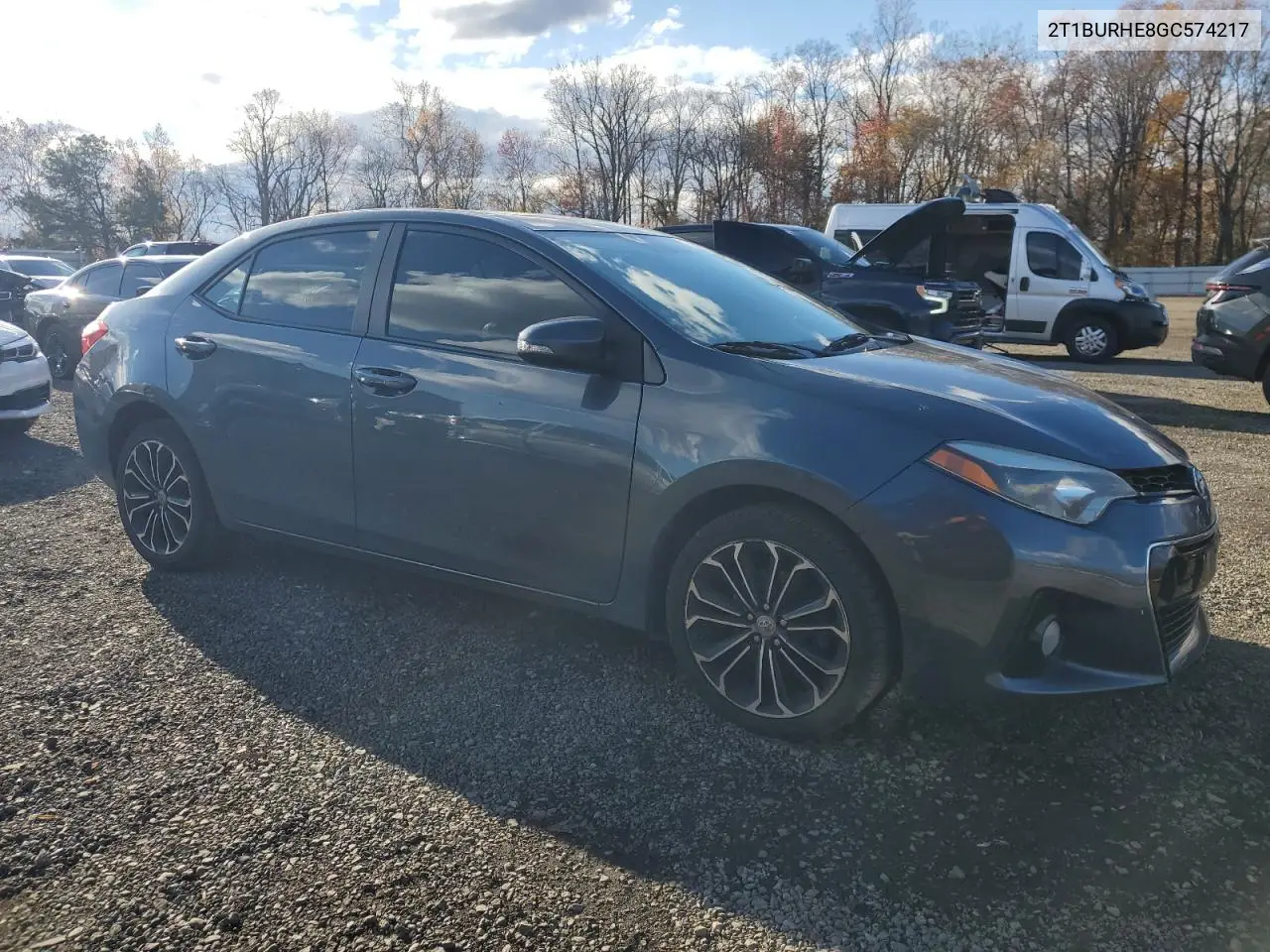 2T1BURHE8GC574217 2016 Toyota Corolla L
