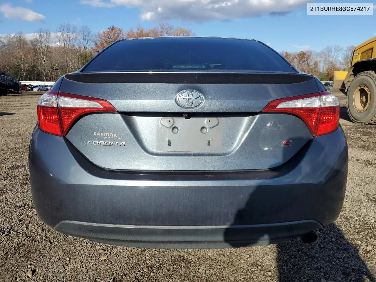 2T1BURHE8GC574217 2016 Toyota Corolla L