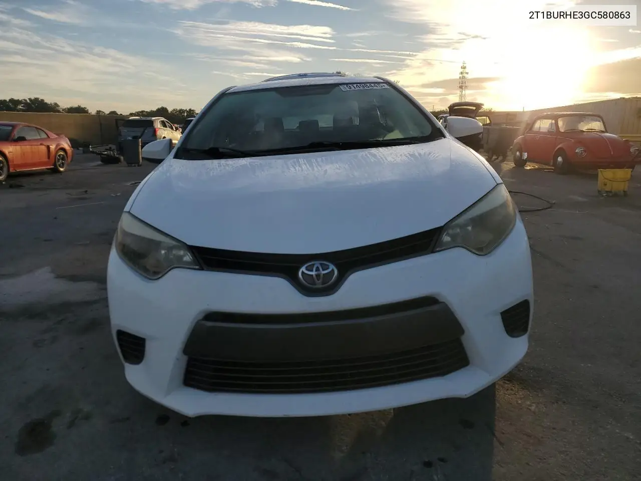 2T1BURHE3GC580863 2016 Toyota Corolla L