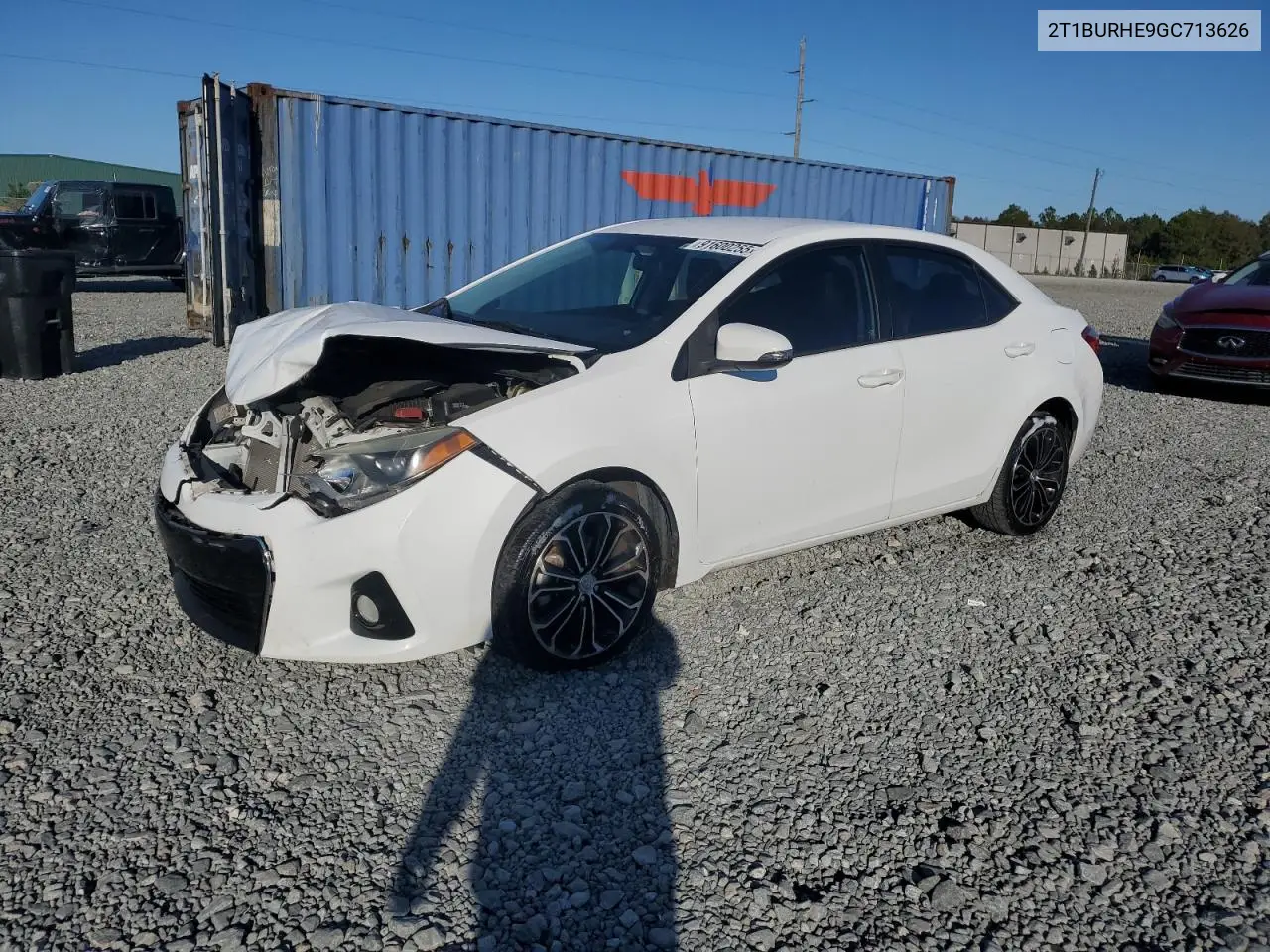 2T1BURHE9GC713626 2016 Toyota Corolla L