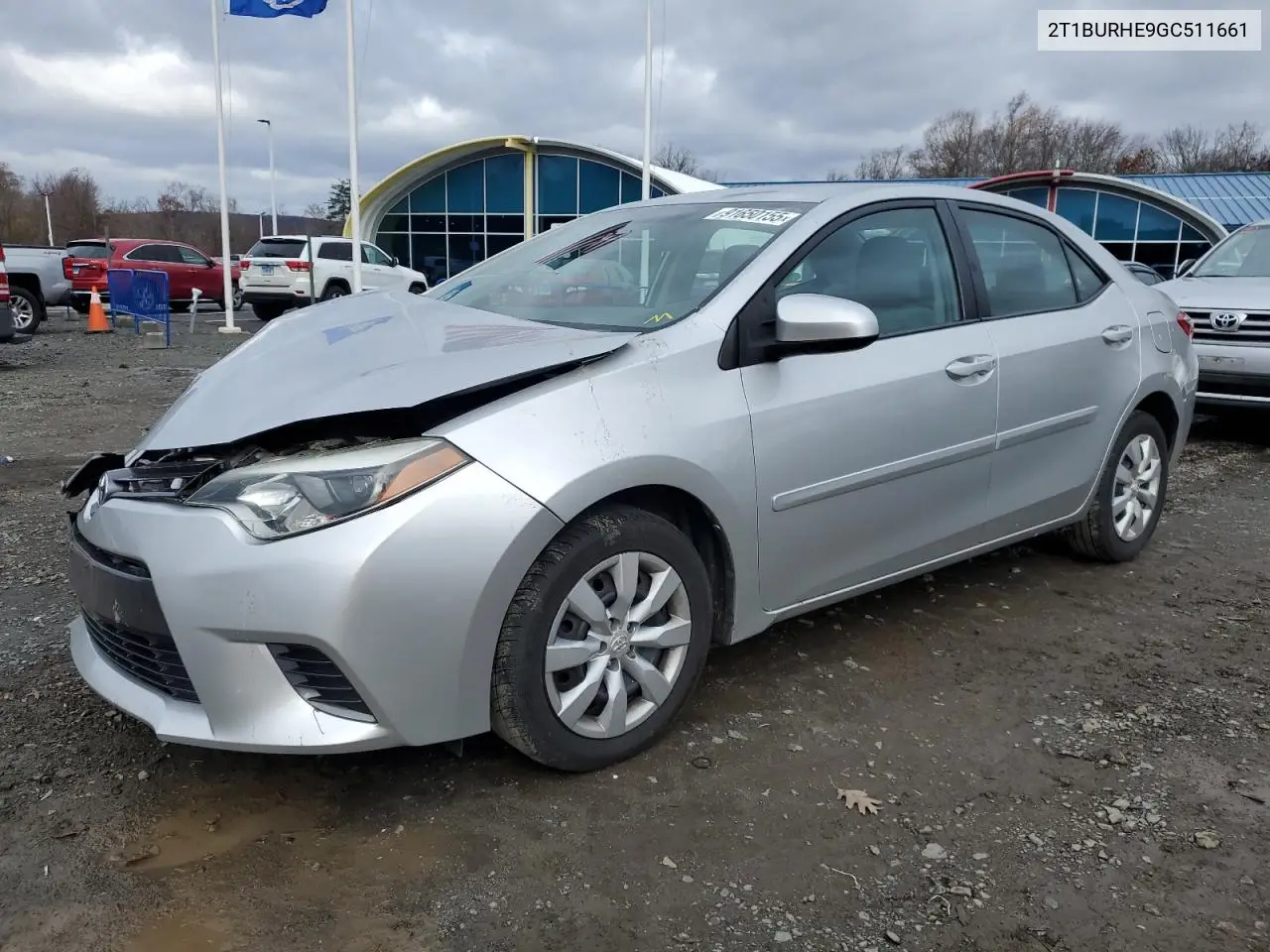 2T1BURHE9GC511661 2016 Toyota Corolla L