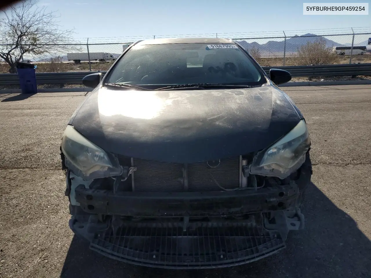 5YFBURHE9GP459254 2016 Toyota Corolla L