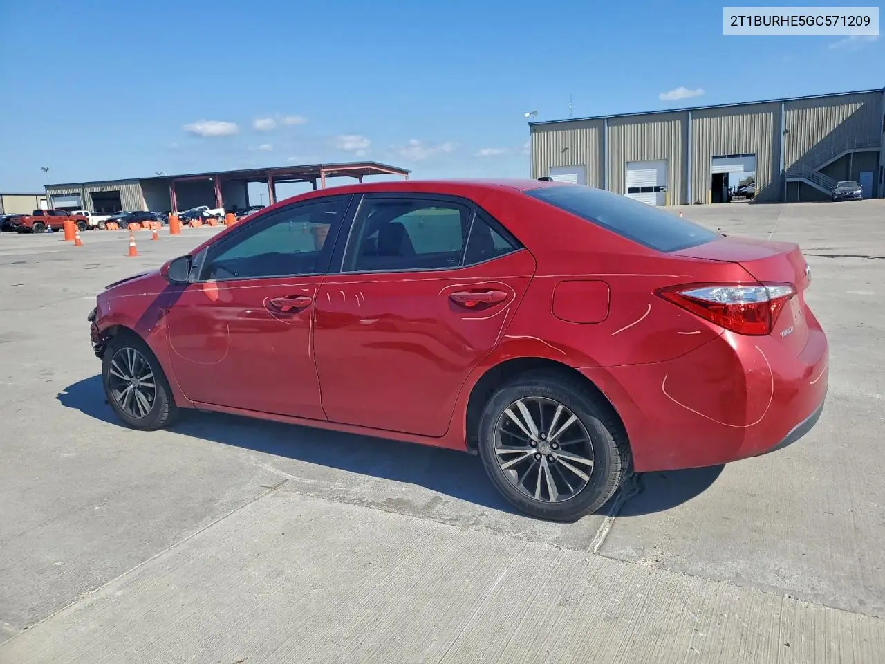 2T1BURHE5GC571209 2016 Toyota Corolla L