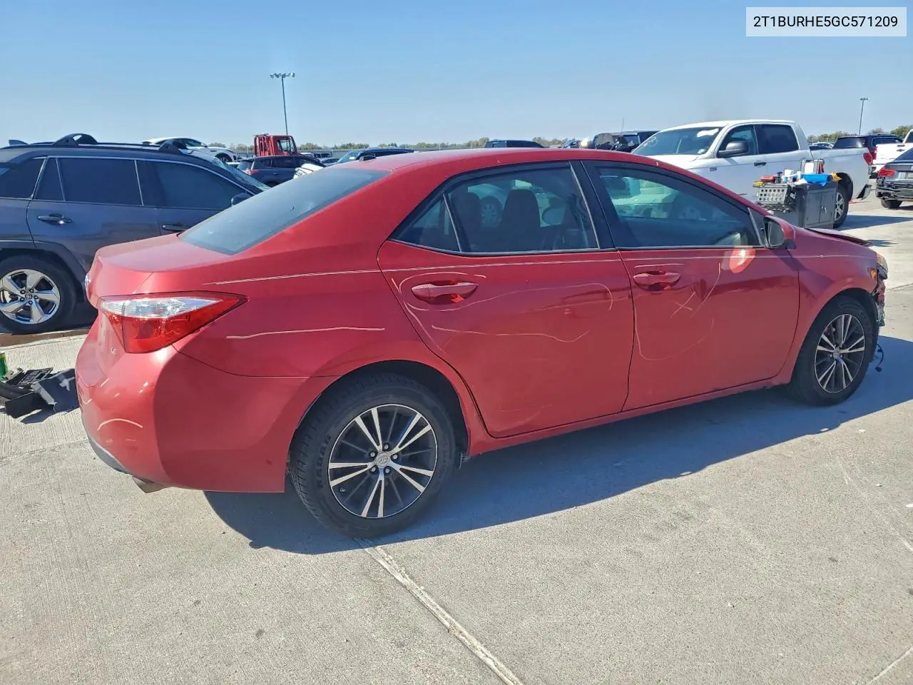 2T1BURHE5GC571209 2016 Toyota Corolla L