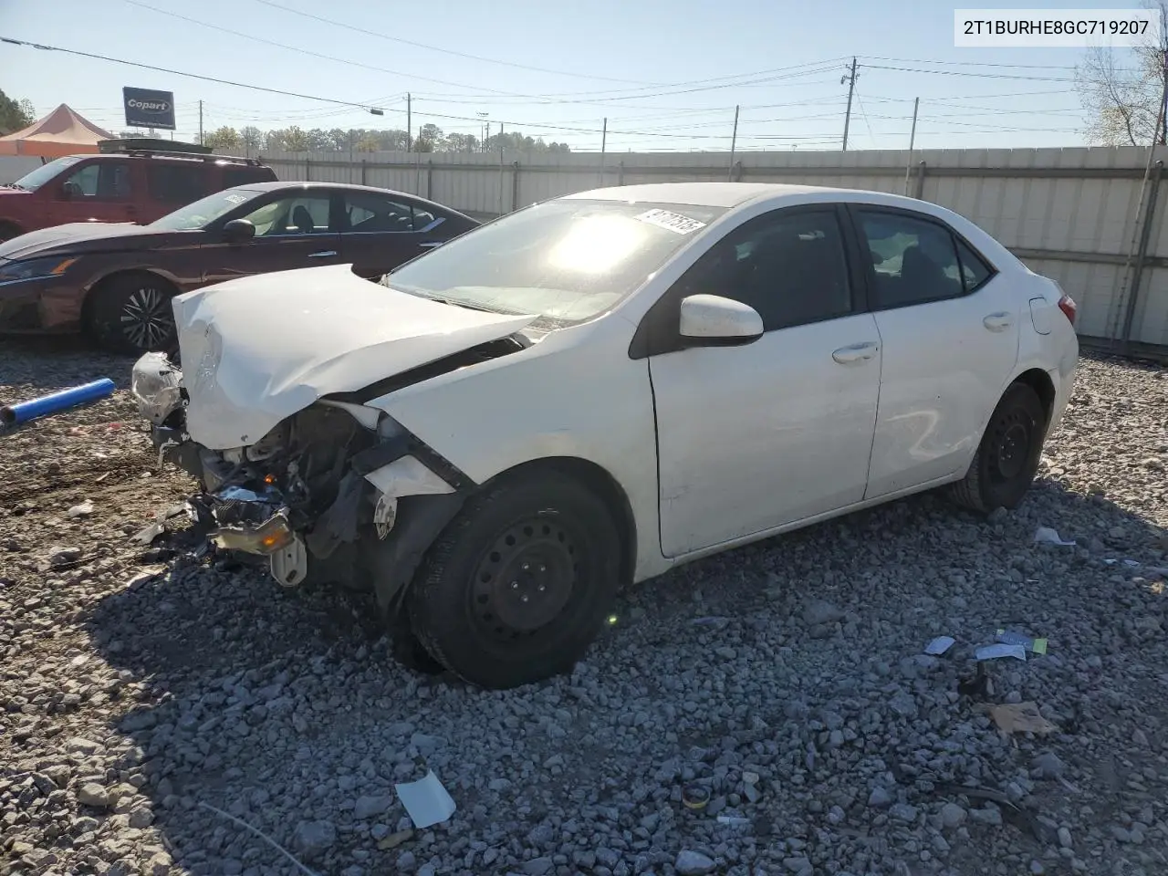 2T1BURHE8GC719207 2016 Toyota Corolla L