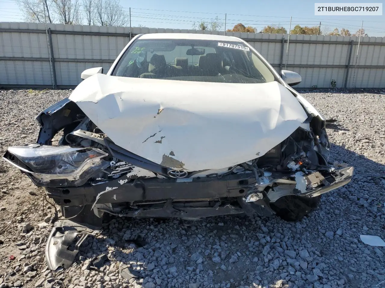 2T1BURHE8GC719207 2016 Toyota Corolla L