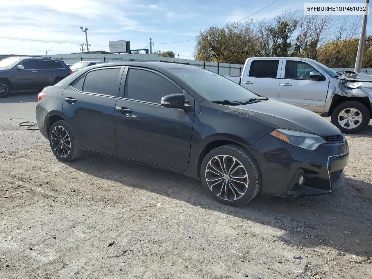 5YFBURHE1GP461032 2016 Toyota Corolla L
