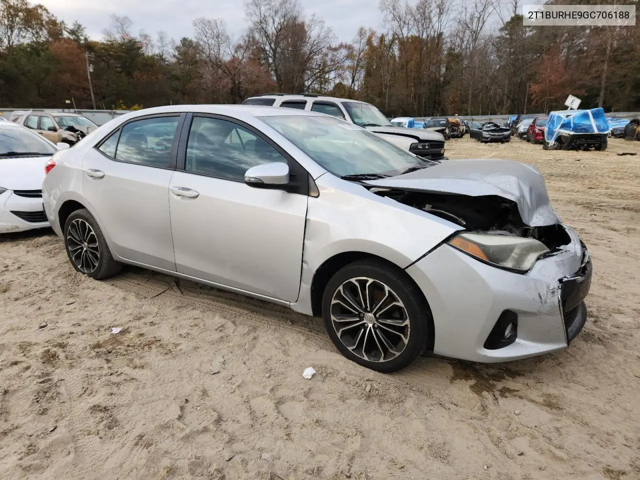 2T1BURHE9GC706188 2016 Toyota Corolla L