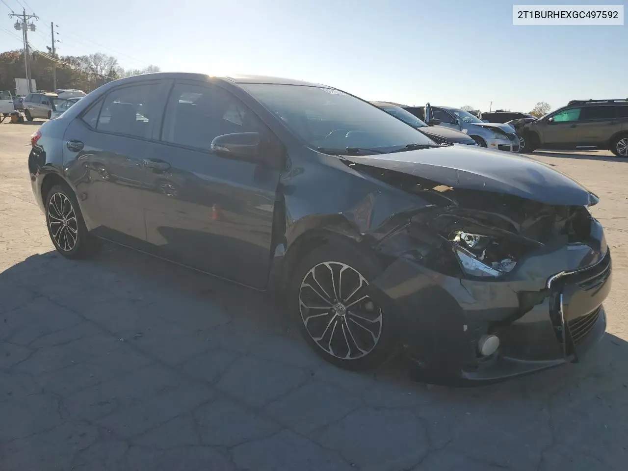 2T1BURHEXGC497592 2016 Toyota Corolla L