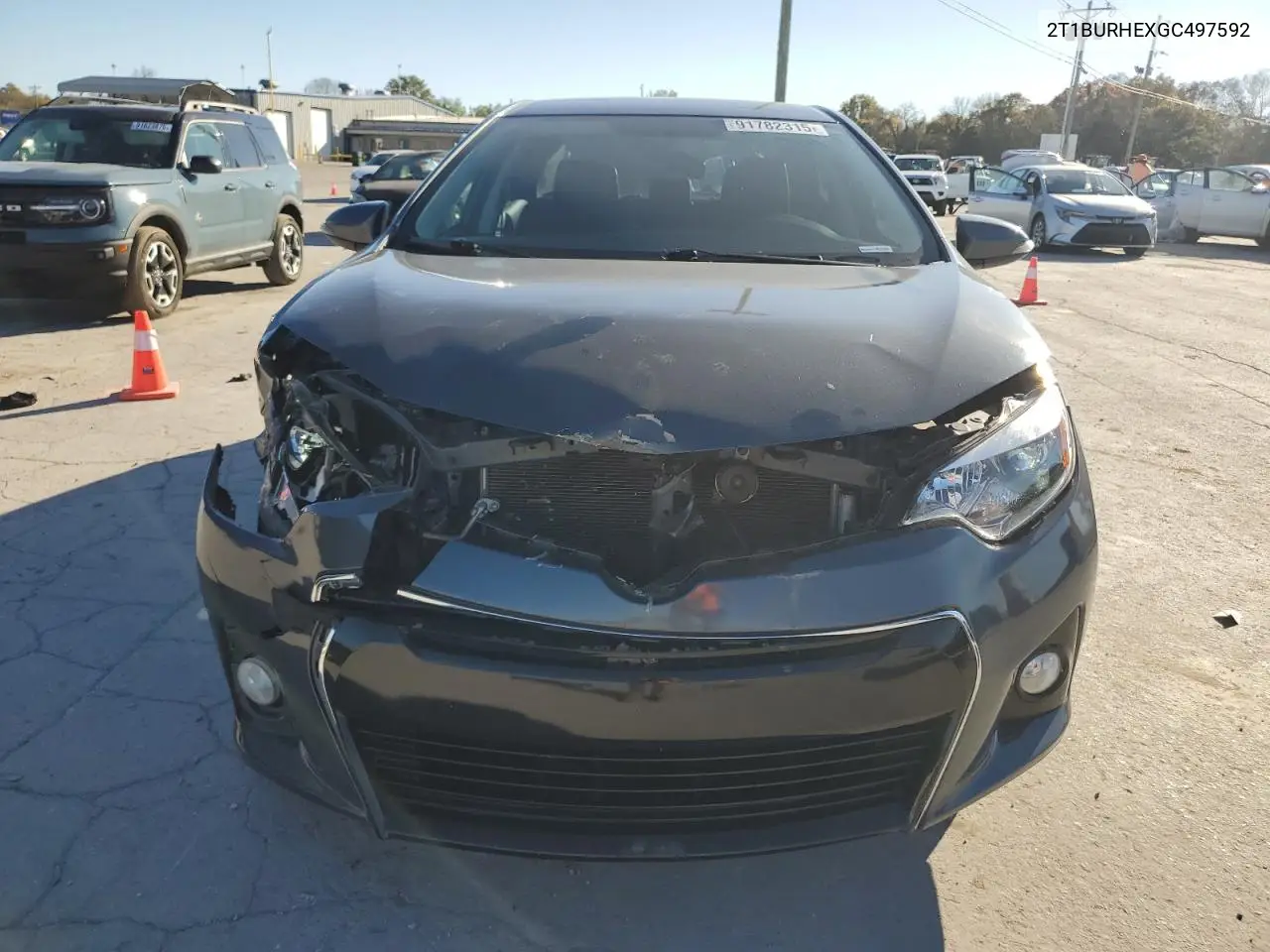 2T1BURHEXGC497592 2016 Toyota Corolla L