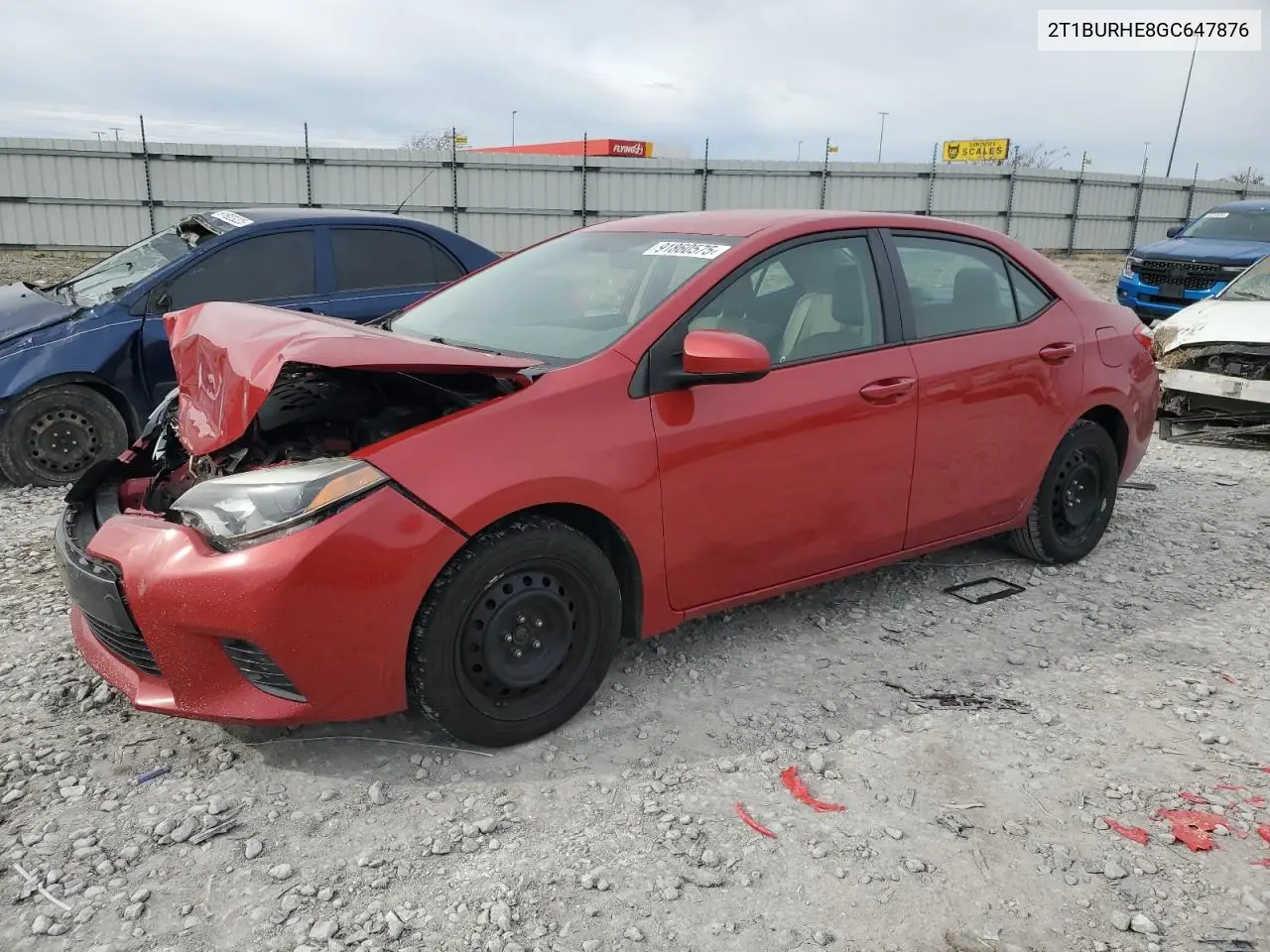 2T1BURHE8GC647876 2016 Toyota Corolla L