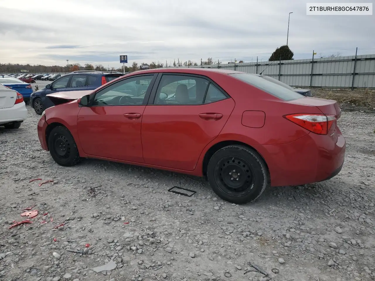2T1BURHE8GC647876 2016 Toyota Corolla L