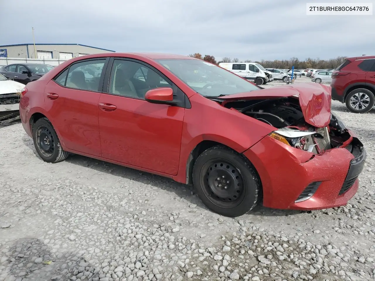 2T1BURHE8GC647876 2016 Toyota Corolla L