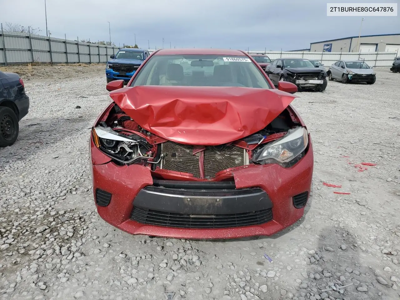2T1BURHE8GC647876 2016 Toyota Corolla L