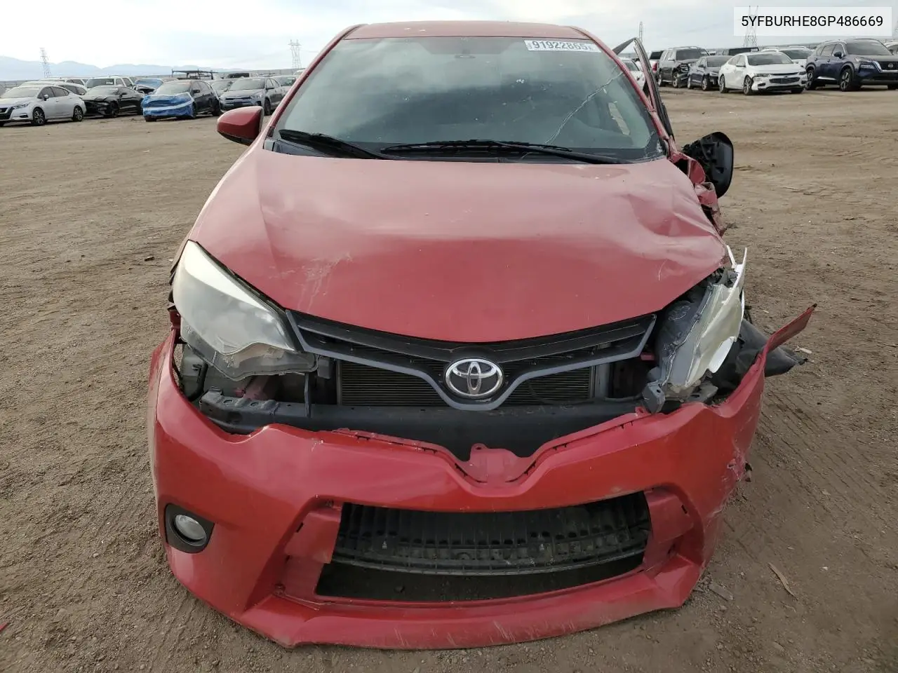 5YFBURHE8GP486669 2016 Toyota Corolla L