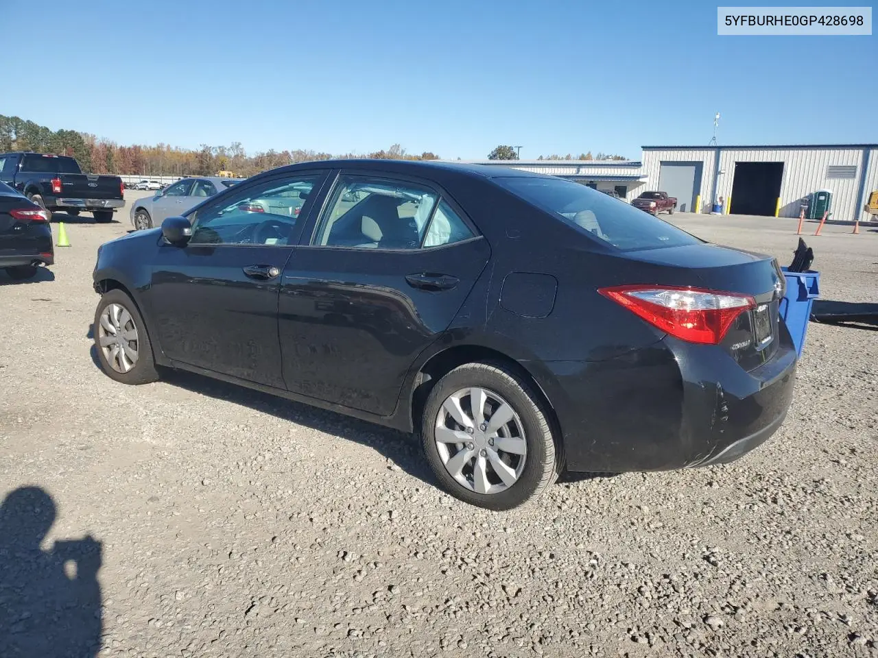 5YFBURHE0GP428698 2016 Toyota Corolla L