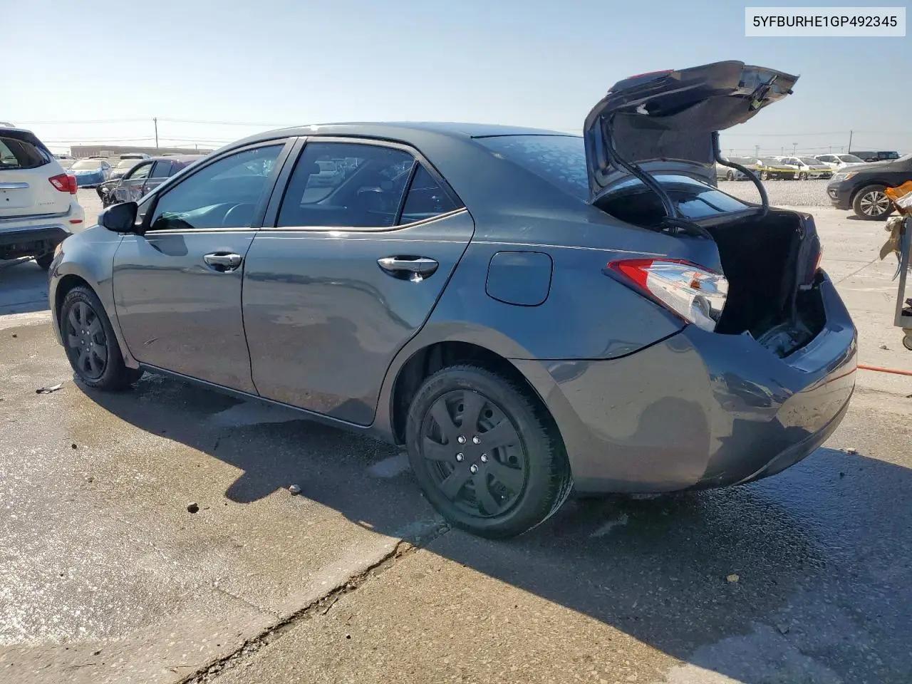 5YFBURHE1GP492345 2016 Toyota Corolla L