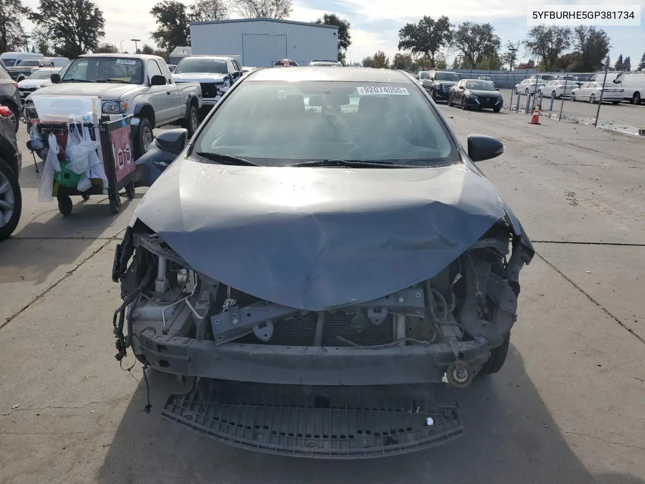5YFBURHE5GP381734 2016 Toyota Corolla L