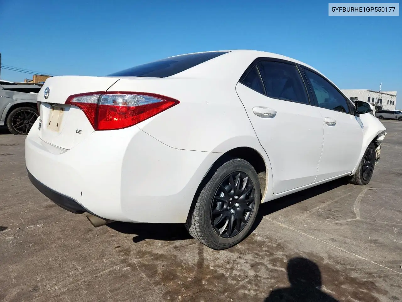 5YFBURHE1GP550177 2016 Toyota Corolla L