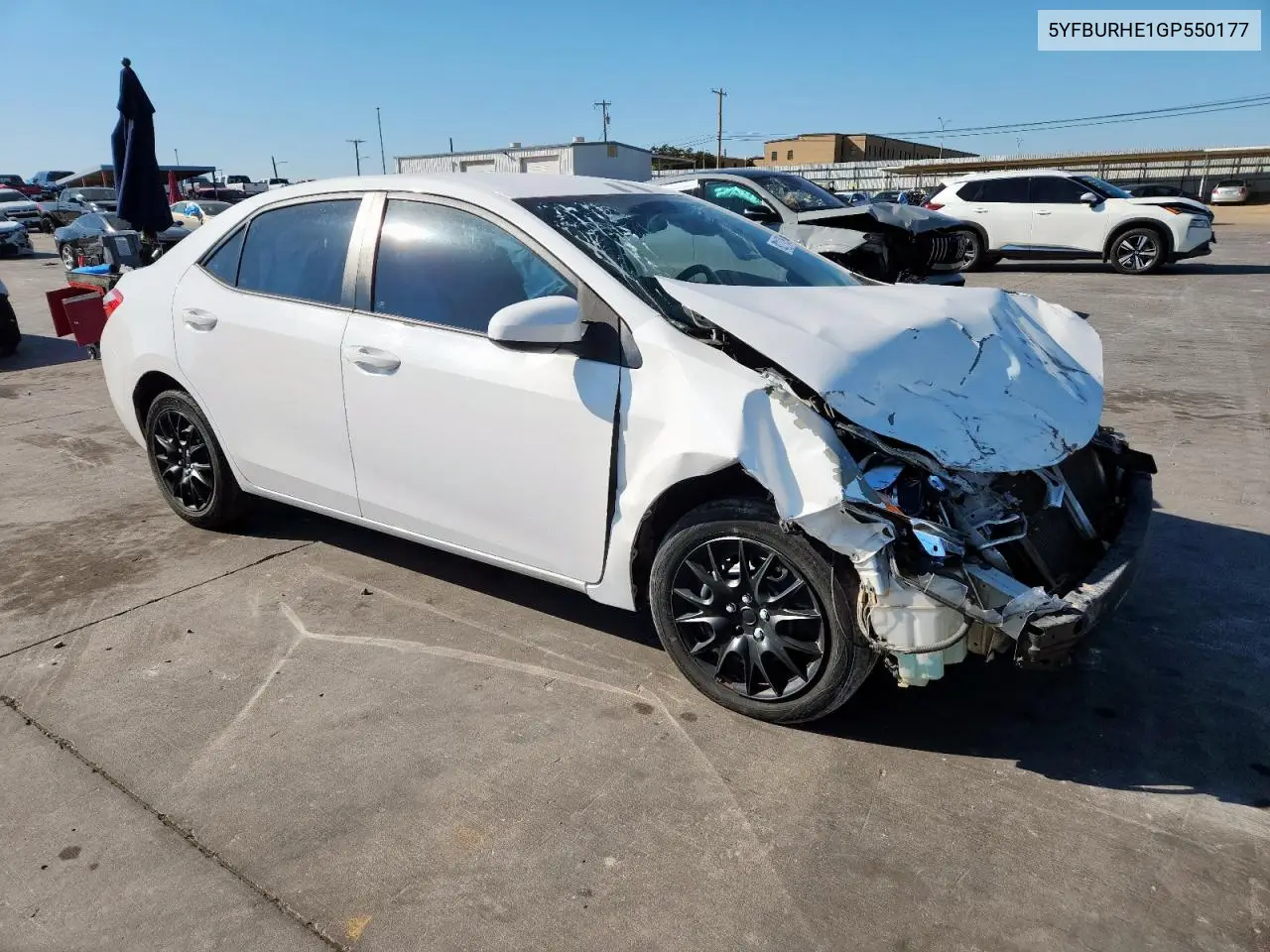 5YFBURHE1GP550177 2016 Toyota Corolla L