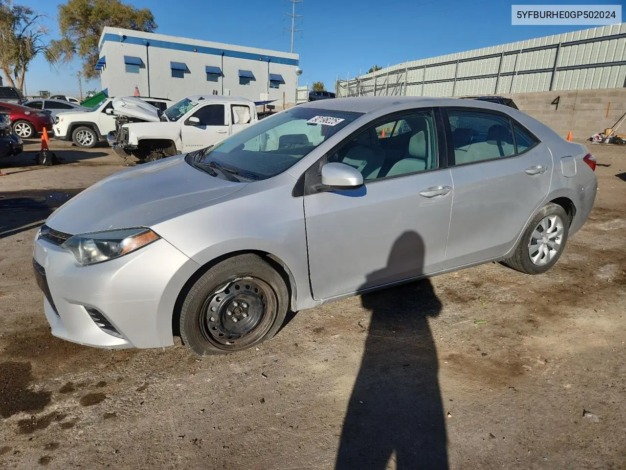 5YFBURHE0GP502024 2016 Toyota Corolla L