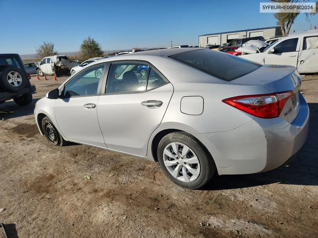 5YFBURHE0GP502024 2016 Toyota Corolla L