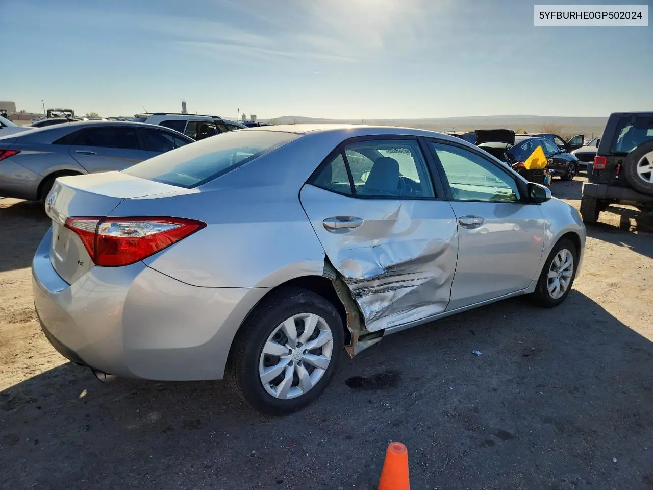 5YFBURHE0GP502024 2016 Toyota Corolla L
