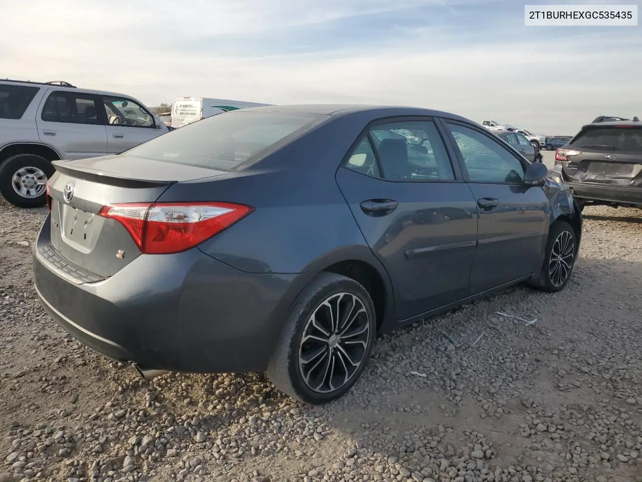2T1BURHEXGC535435 2016 Toyota Corolla L