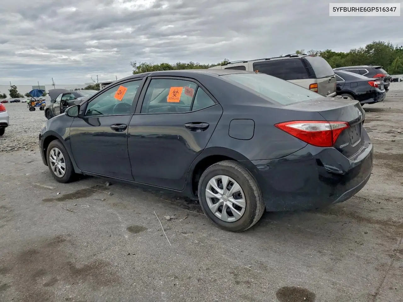 5YFBURHE6GP516347 2016 Toyota Corolla L