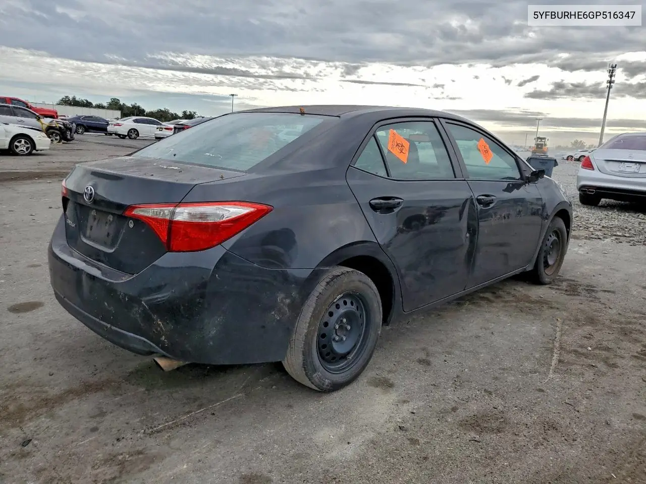 5YFBURHE6GP516347 2016 Toyota Corolla L