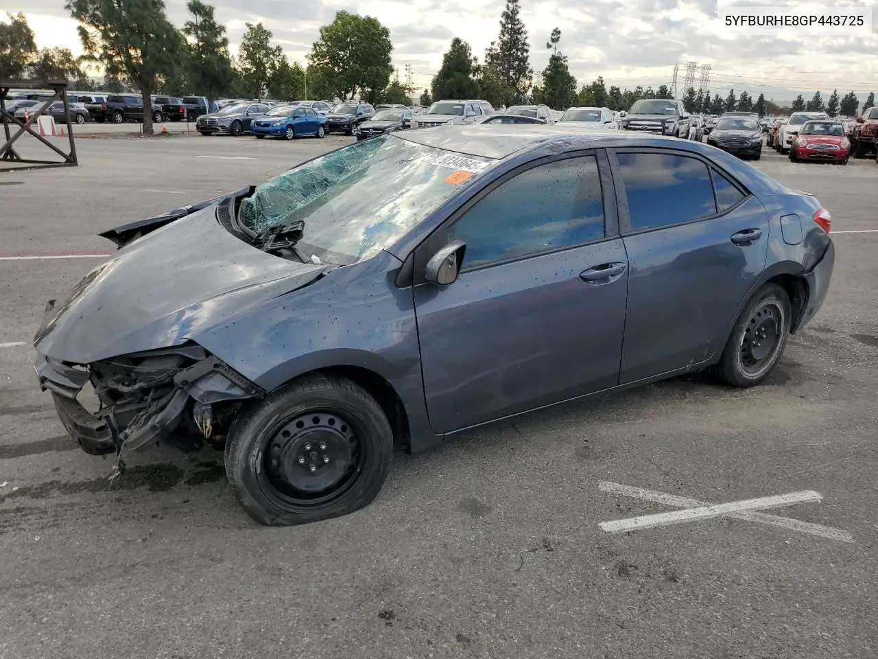 5YFBURHE8GP443725 2016 Toyota Corolla L