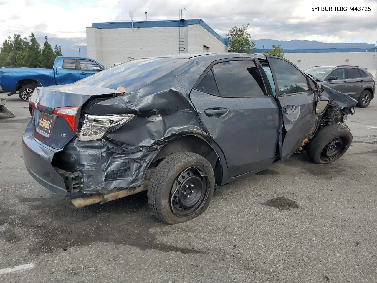 5YFBURHE8GP443725 2016 Toyota Corolla L