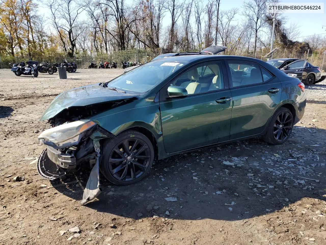 2T1BURHE8GC546224 2016 Toyota Corolla L