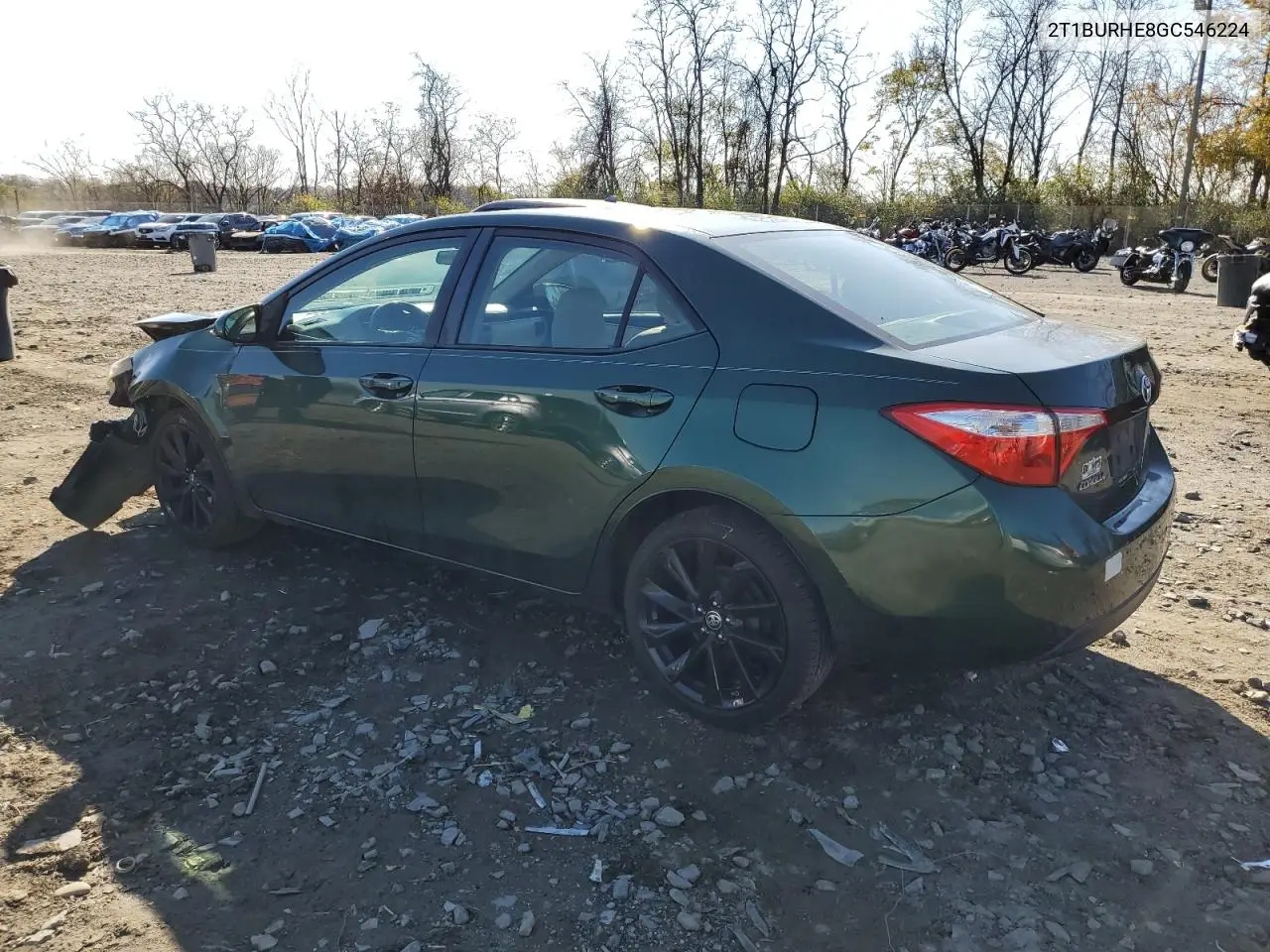2T1BURHE8GC546224 2016 Toyota Corolla L
