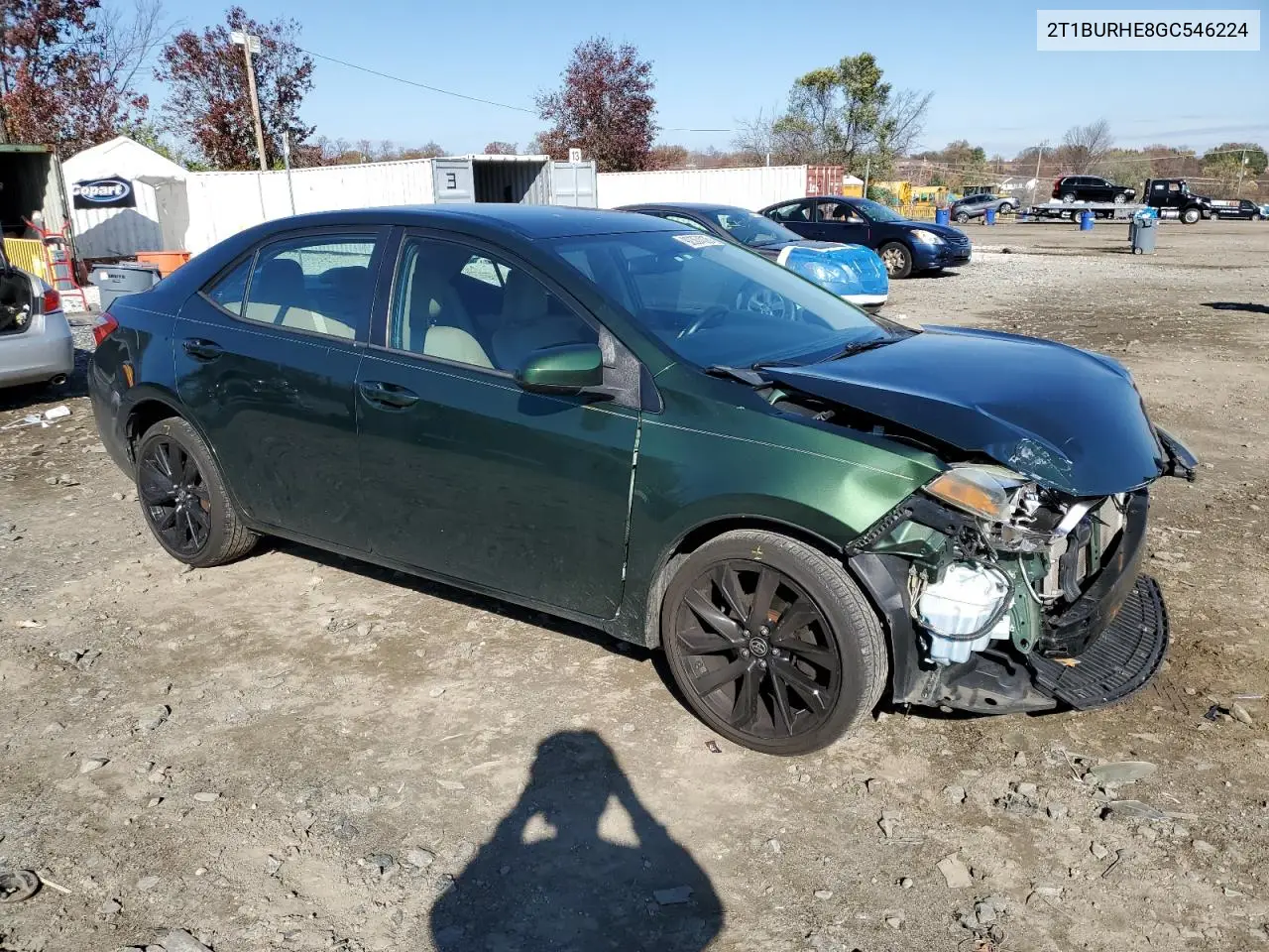 2T1BURHE8GC546224 2016 Toyota Corolla L